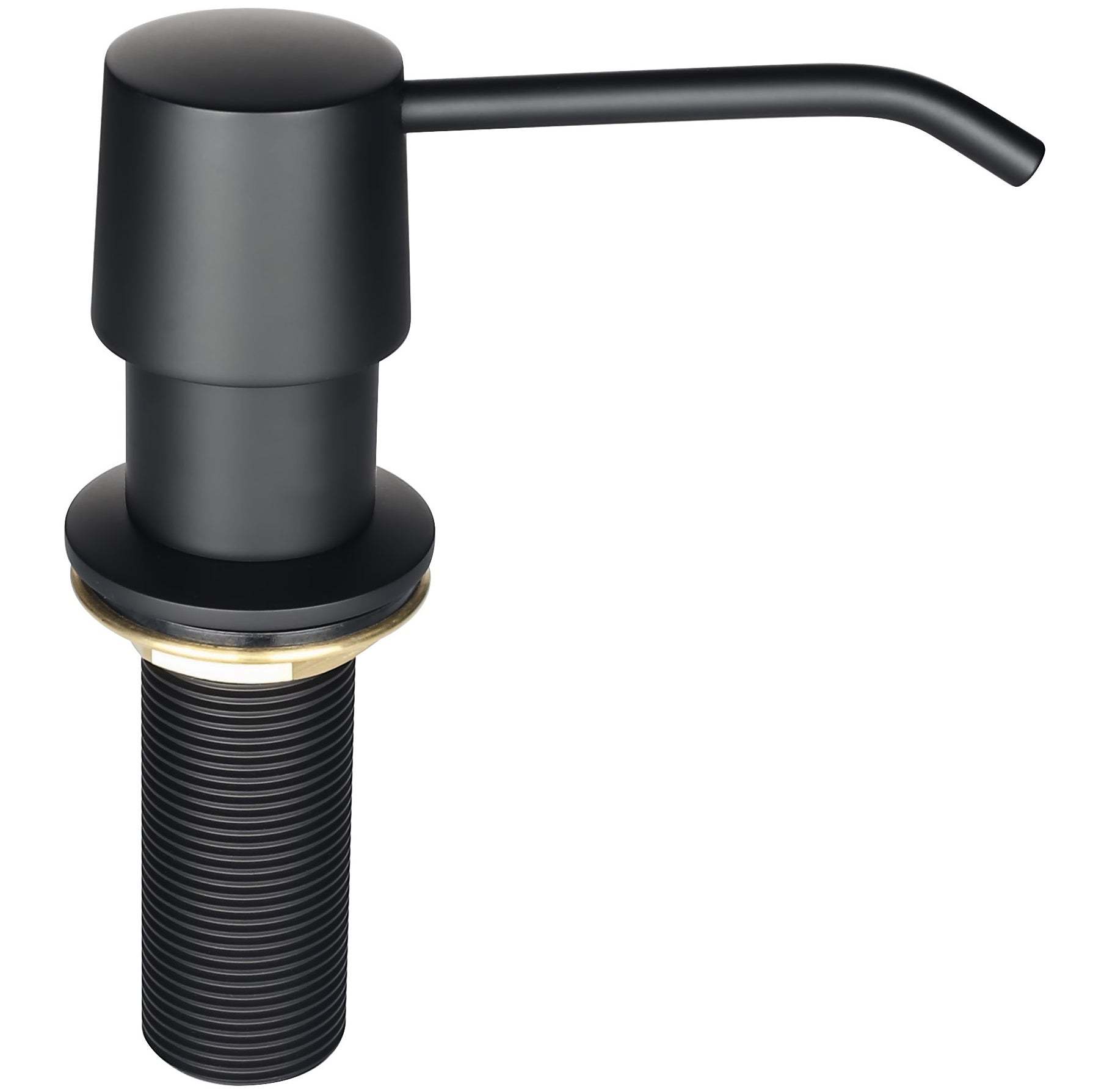 Kitchen Soap Dispenser NDS020MB, Solid Brass Construction with Refill-From-Top Capacity, Super Smooth and Durable Pump with Built-in Bottle-Serene Valley