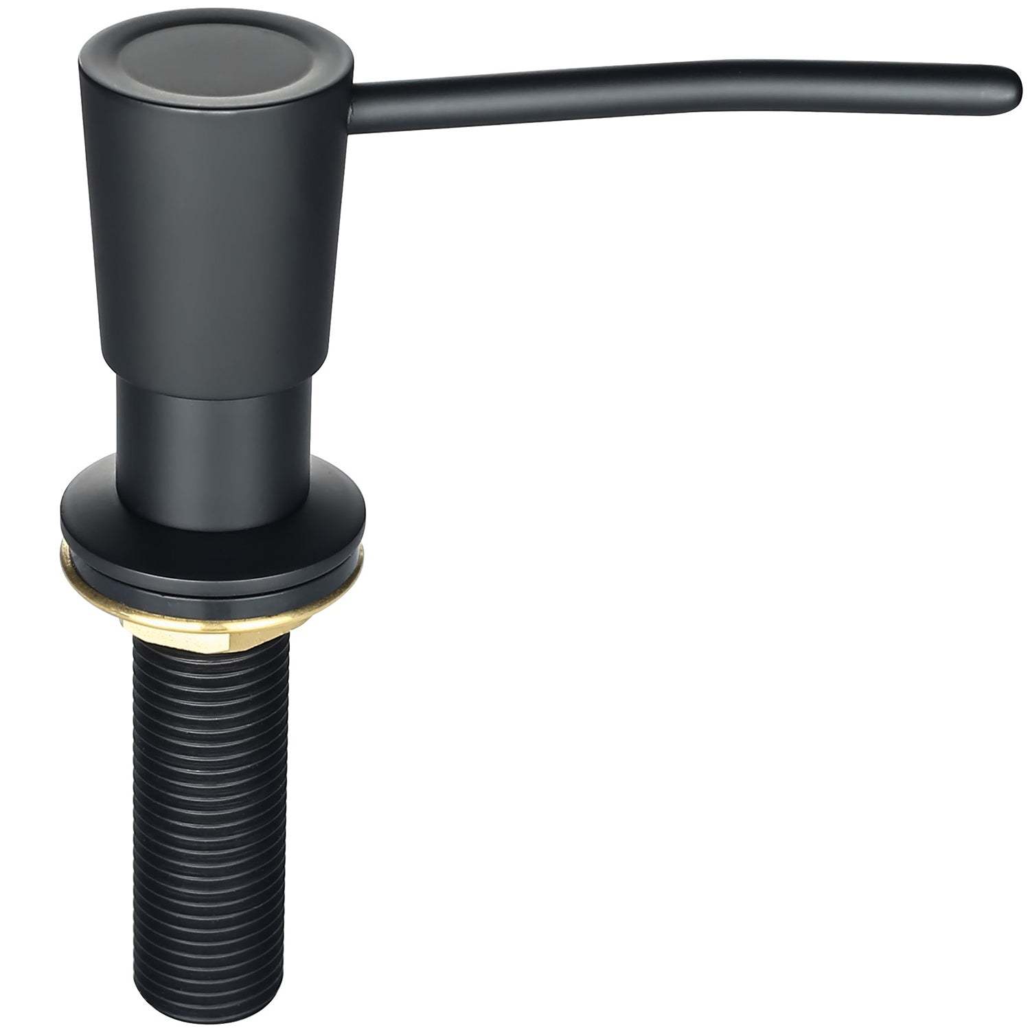 Kitchen Soap Dispenser NDS021MB, Solid Brass Construction with Refill-From-Top Capacity, Super Smooth and Durable Pump with Built-in Bottle-Serene Valley