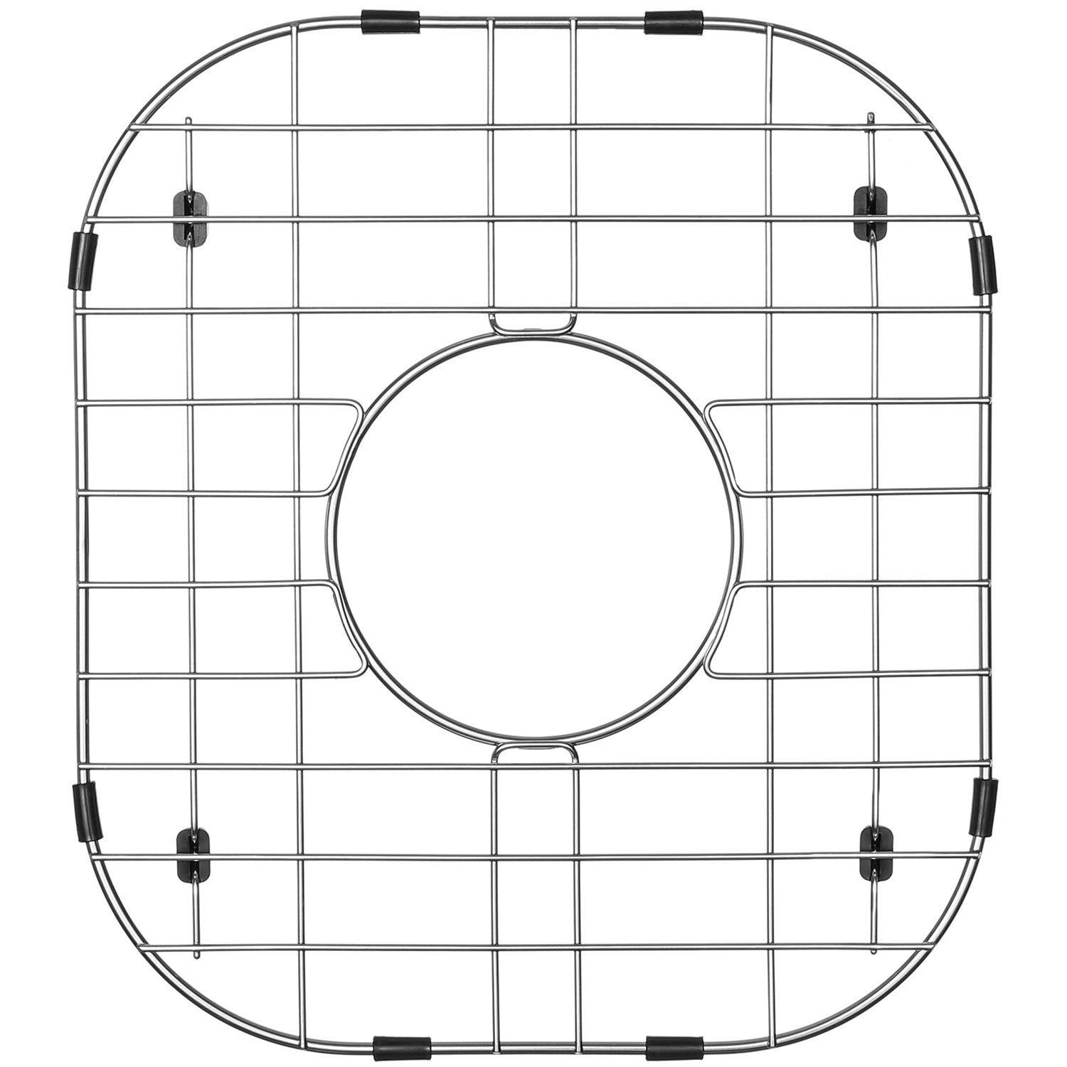 Sink Protector Grid 11-11/16" x 13-3/16", Centered Drain with Corner Radius 3-1/2" NLW1311C-Serene Valley