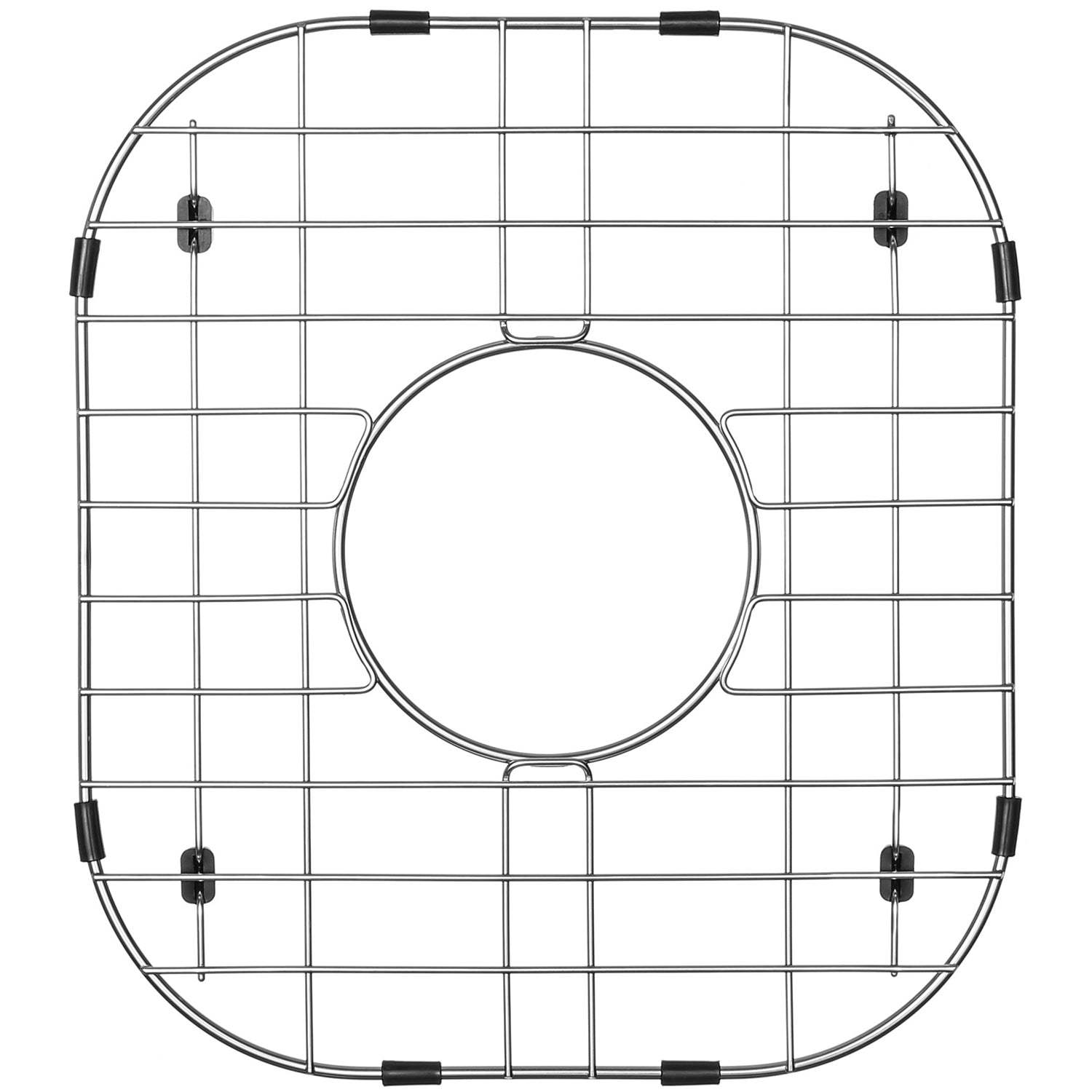 Sink Protector Grid 11-11/16" x 13-3/16", Centered Drain with Corner Radius 3-1/2" NLW1311C-Serene Valley