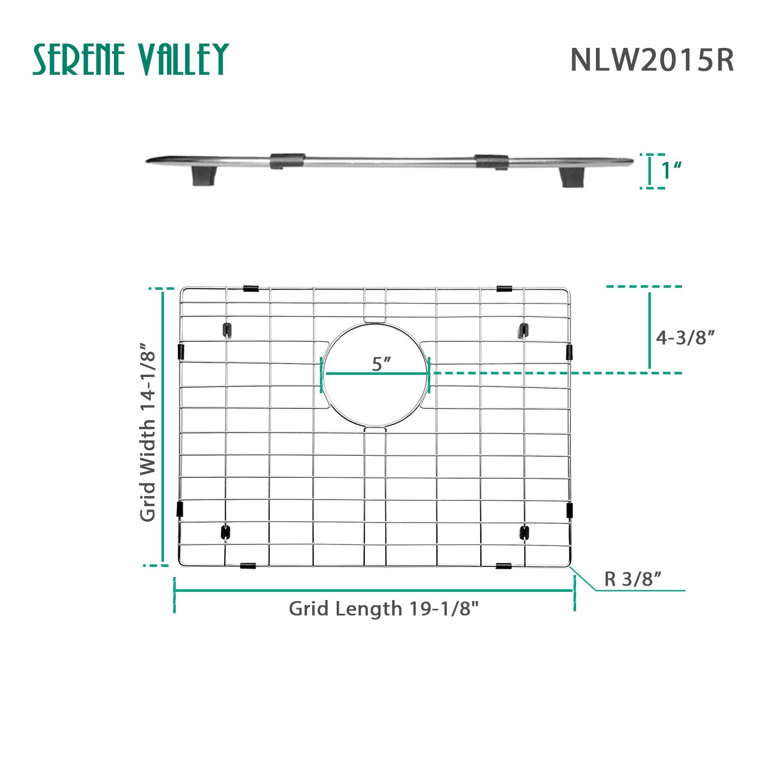 Serene Valley Sink Grid popular 26-5/8