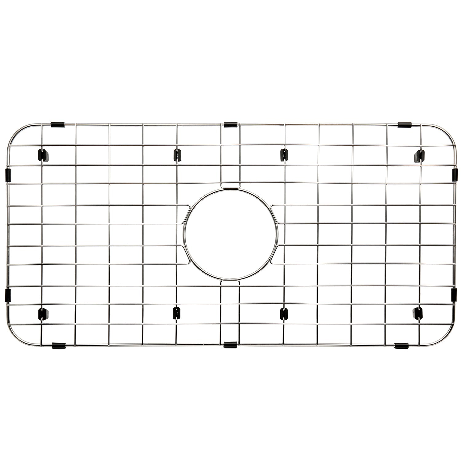 Serene Valley 25-1/8" x 12-7/8" Sink Grid , Centered Drain with Corner Radius 1-1/2",  NLW2513C-Serene Valley