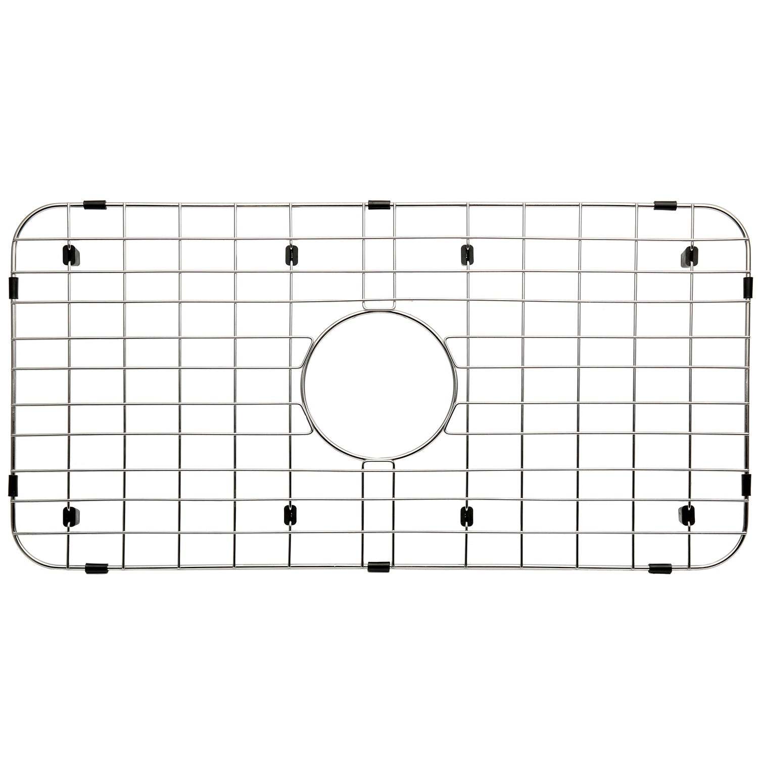 Serene Valley 25-1/8" x 12-7/8" Sink Grid , Centered Drain with Corner Radius 1-1/2",  NLW2513C-Serene Valley