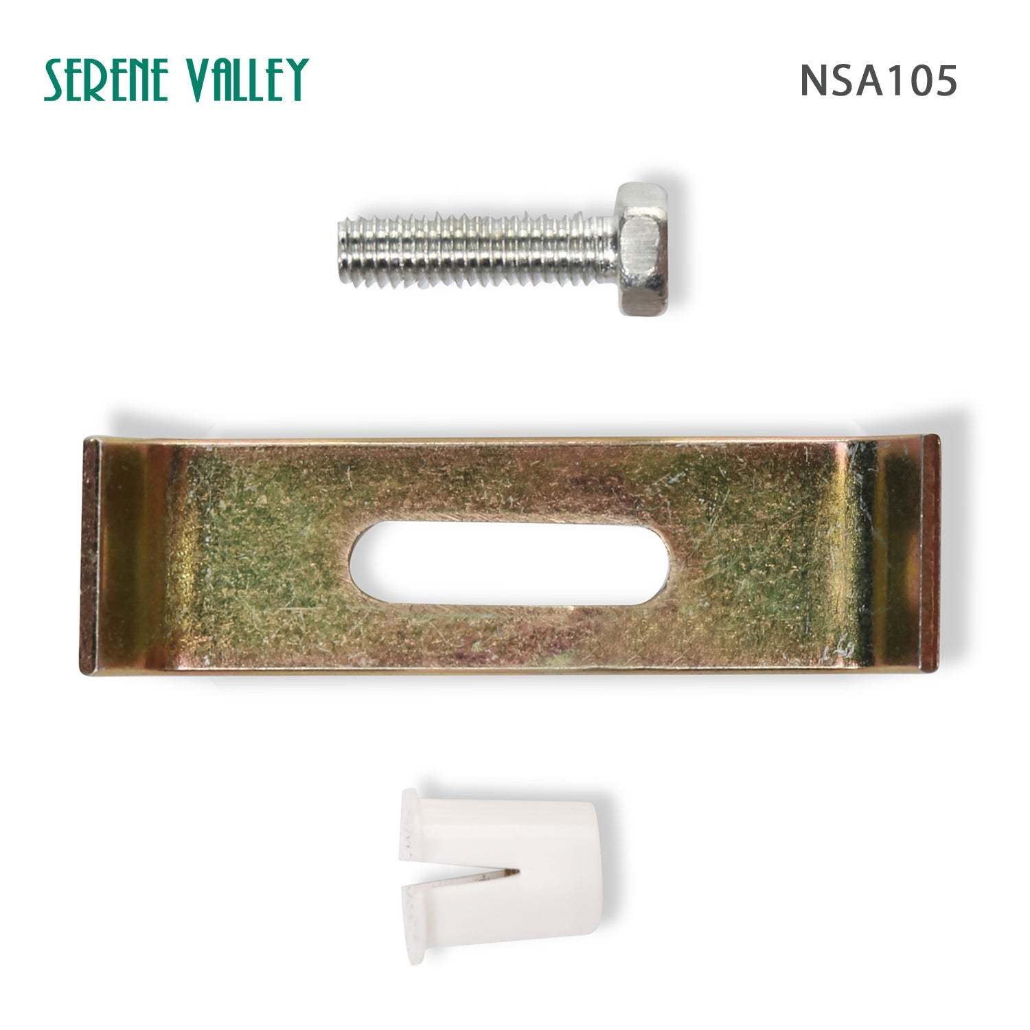 Undermount Sink Clips, Sink Brackets and Supports, Undermount Kitchen Sink Clips NSA105 - Heavy-Duty 10pcs Kit-Serene Valley