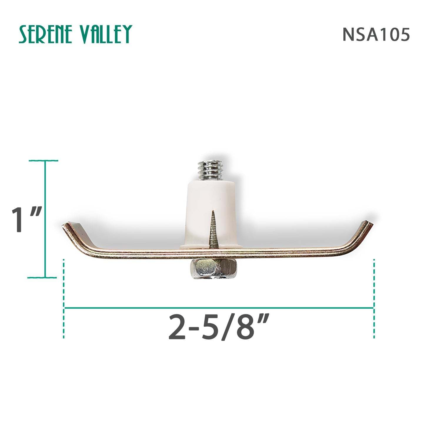 Undermount Sink Clips, Sink Brackets and Supports, Undermount Kitchen Sink Clips NSA105 - Heavy-Duty 10pcs Kit-Serene Valley