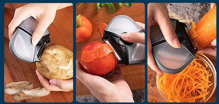 3 IN 1 STIANLESS STEEL PEELER-Serene Valley