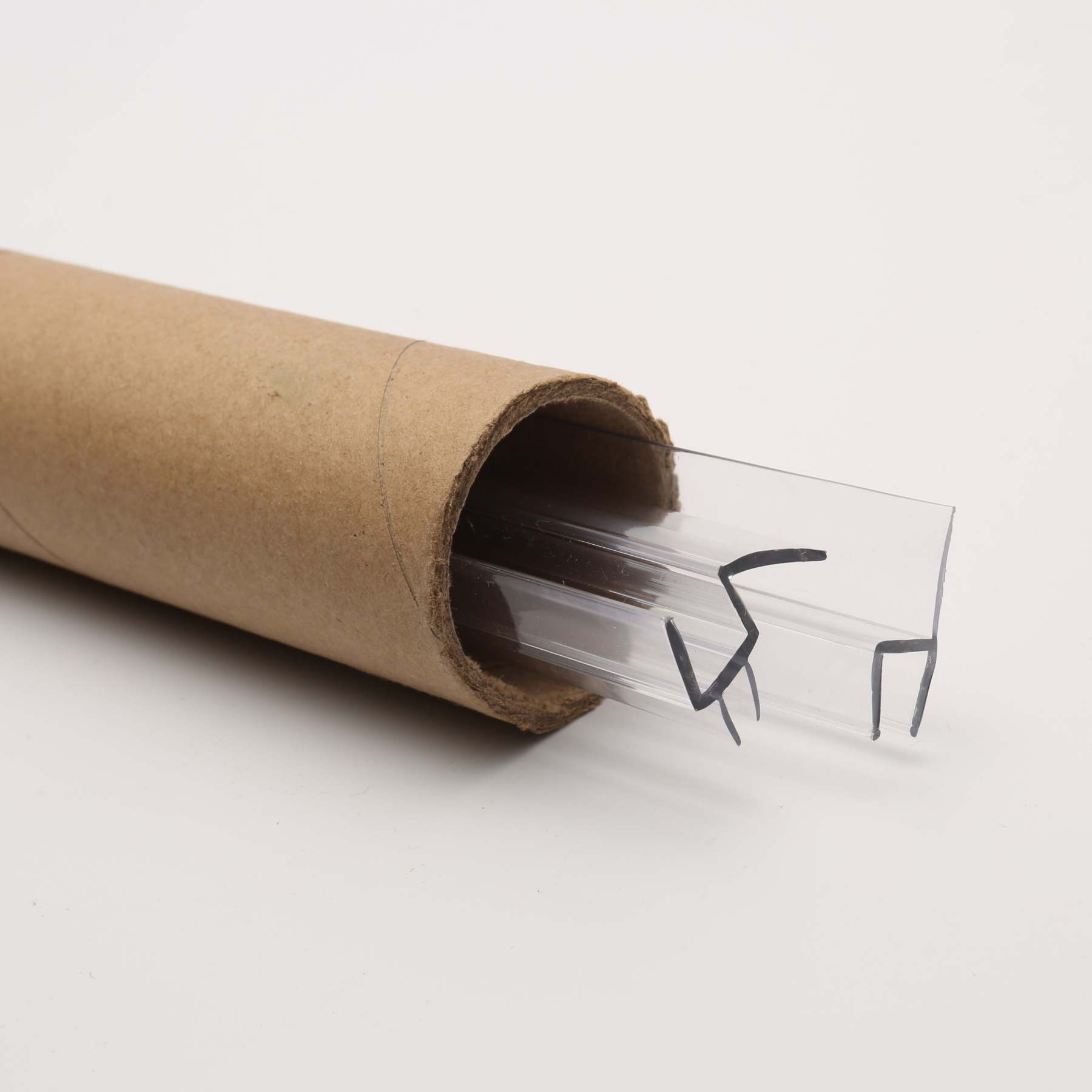 Frameless Shower Door Seal Strip for 3/8" Glass, Super Clear and Strong Material for Water Blocking - 79" Doorside Strip Plus 79" Bottom Strip, 2pcs SDP012-Serene Valley