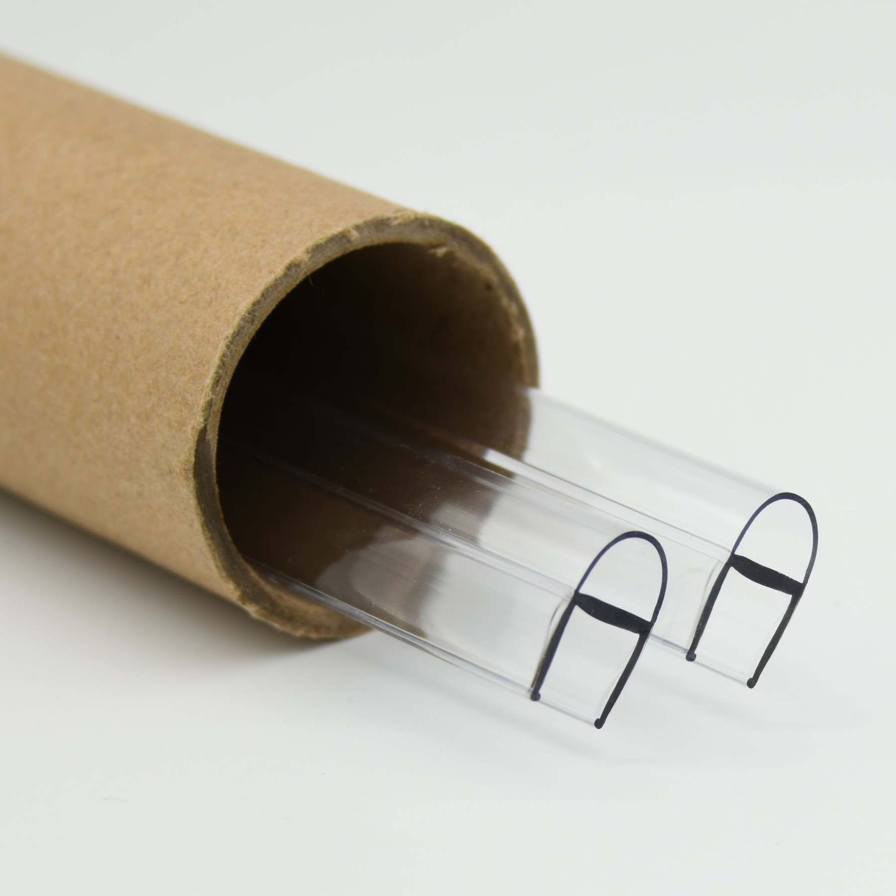 Serene Valley Shower Door Seal Strip for 3/8" Glass, U-shaped, Super Clear and Strong Material for 1/4" Glass Panels - 78" Strips, 2pcs SDP020-10-Serene Valley