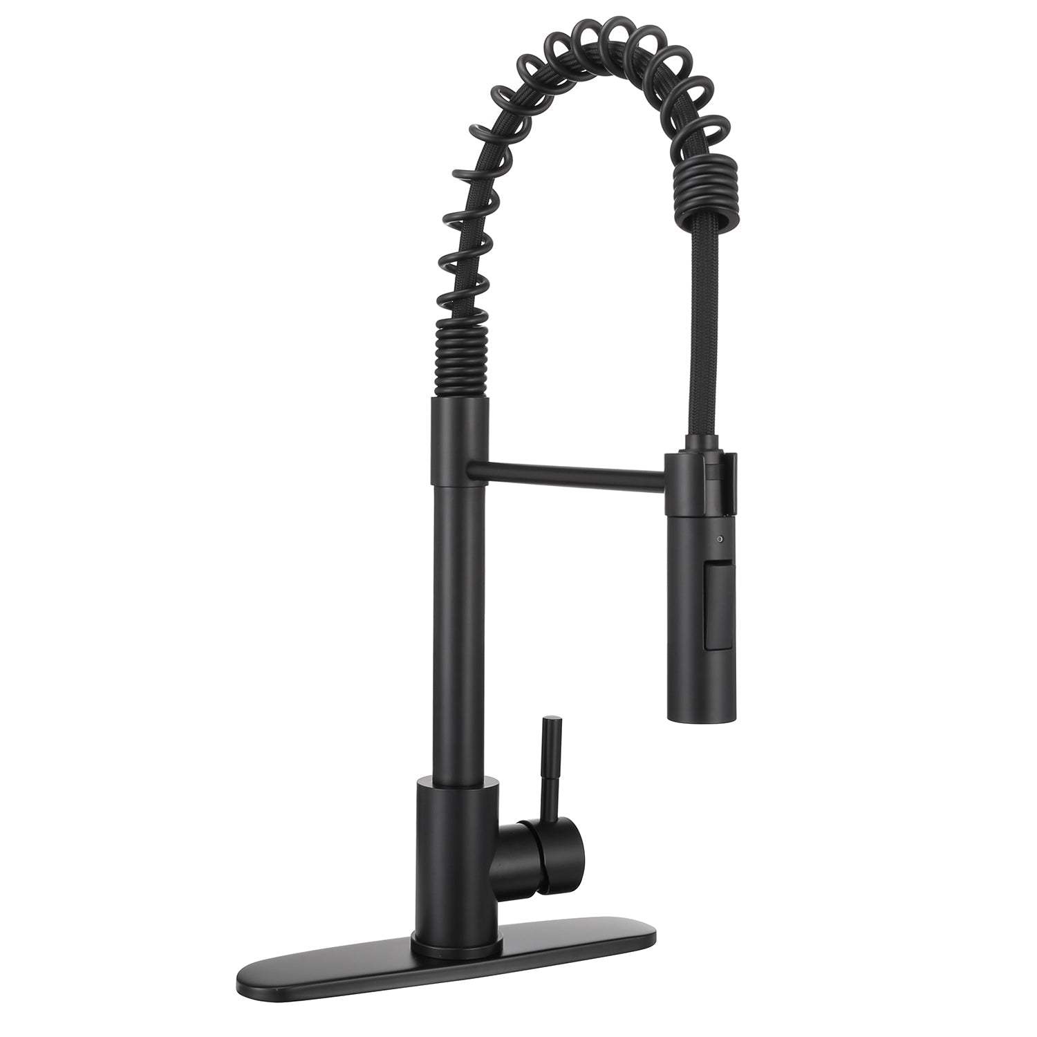 Pull-Out Sprayer Kitchen Faucet SNK310MB, Single Lever Handle, Matte Black MB Finish with cUPC/NSF/CEC Compliant Quality-Serene Valley