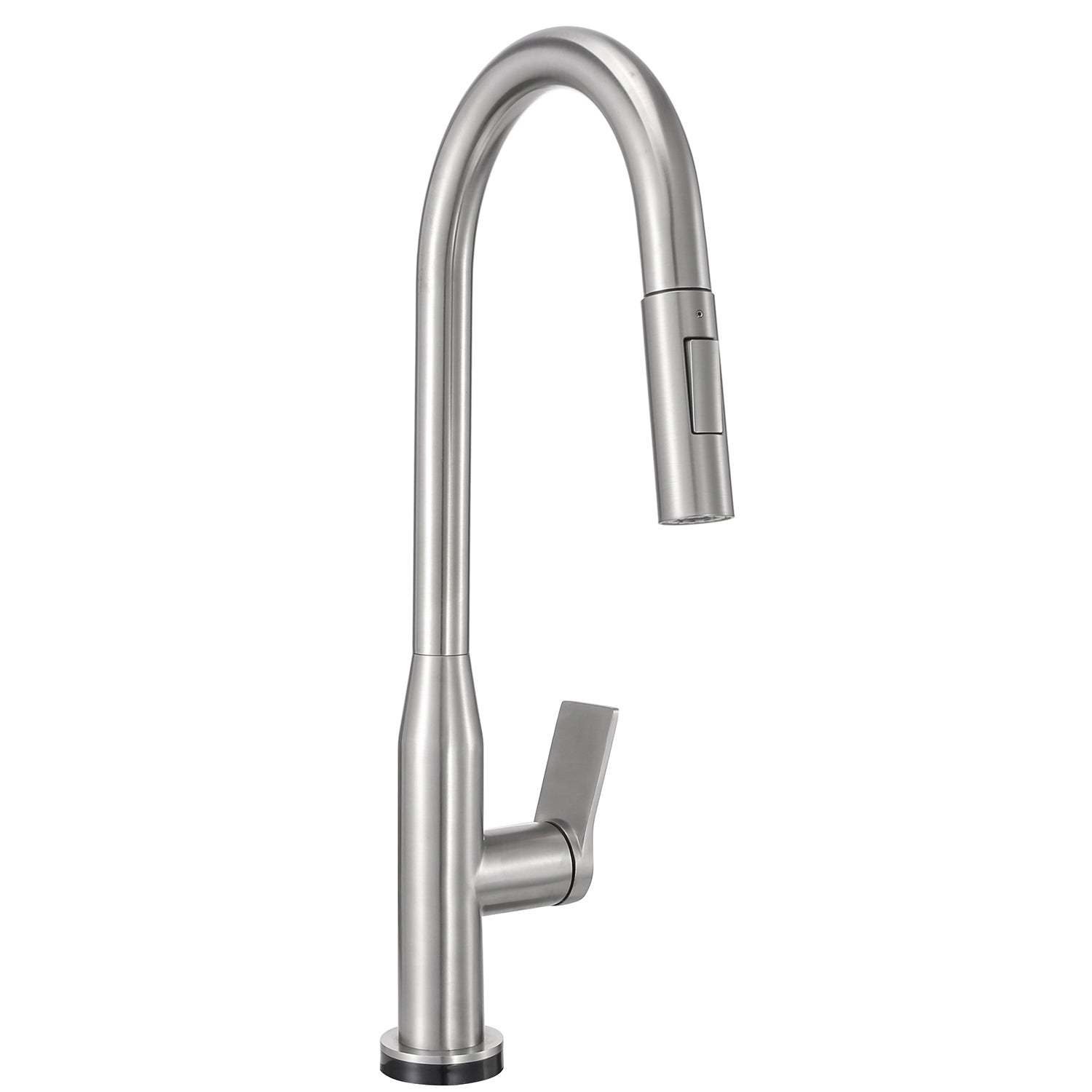 Serene Valley Rowland Touch Sensor with Pull-Down Sprayer Kitchen Faucet, Single Lever Handle with Deck Plate, Stainless Steel Finish STK210ST-Serene Valley