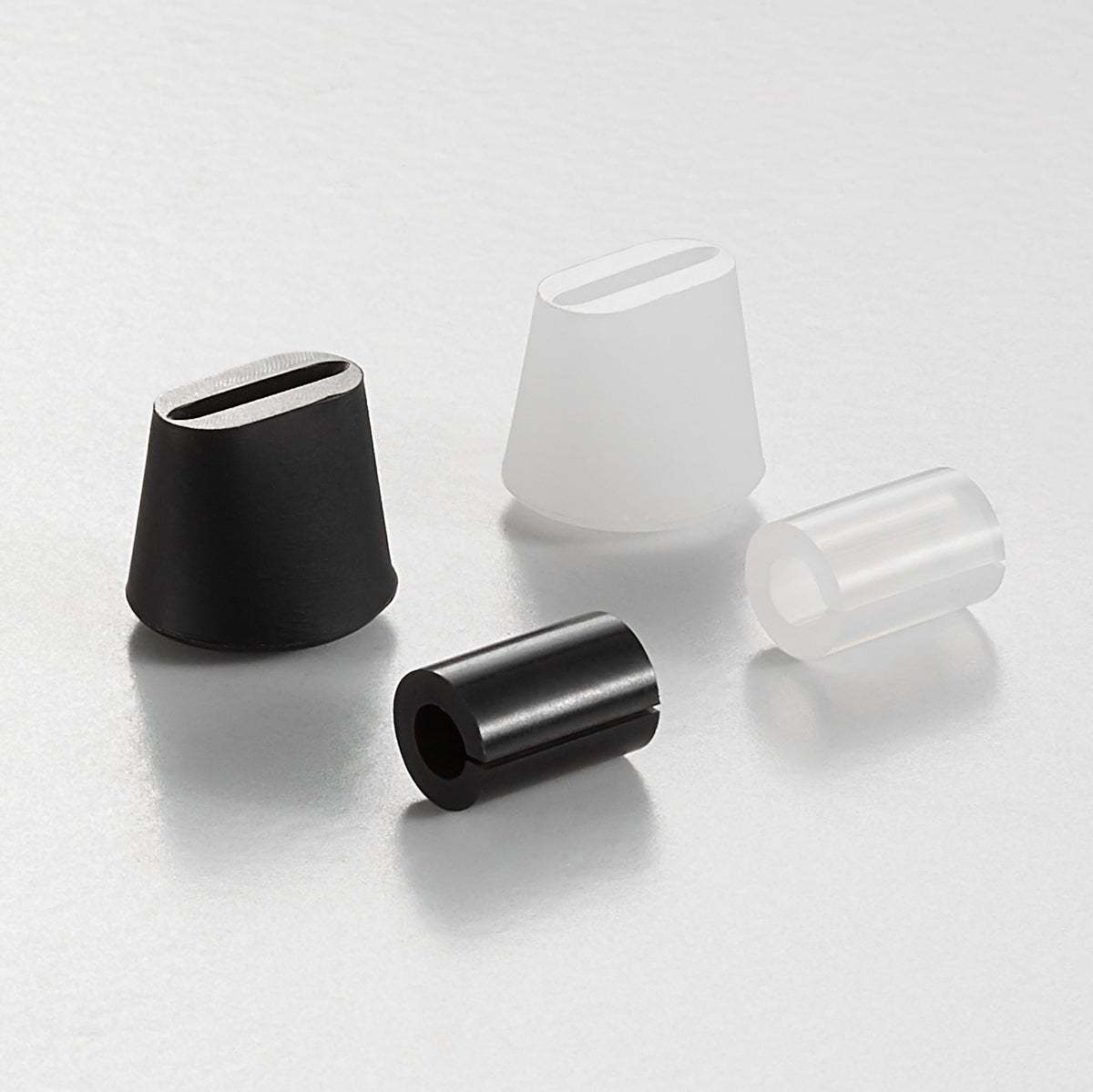 Serene Valley Replacement Feet and Bumpers for Stainless Steel Sink Grid SVGP01, Supersoft Silicone Material, Both Black and Clear Color Sets Included-Serene Valley