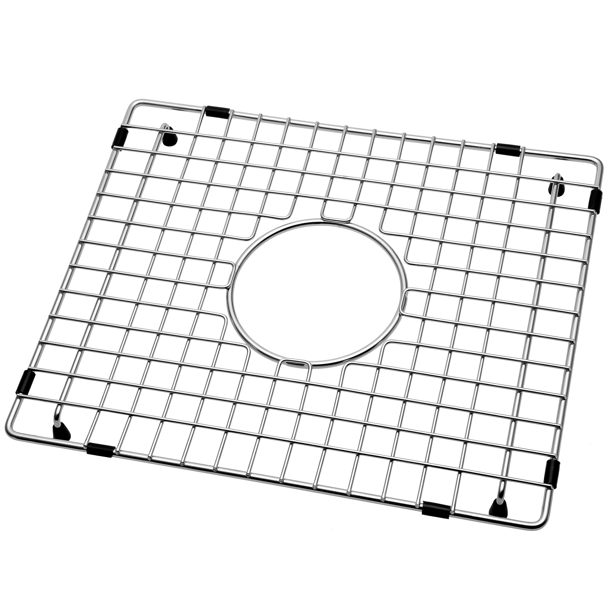 Serene Valley Sink Bottom Grid 16-1/2" X 14-1/2", Centered Drain with Corner Radius 3/8", Sink Protector SVH1715C-Serene Valley