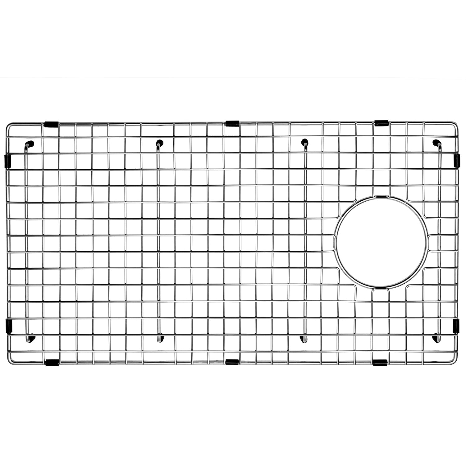 Sink Bottom Grid 26-15/16" X 14-1/16", Side Drain with Corner Radius 3/8",NDG2714S-Serene Valley
