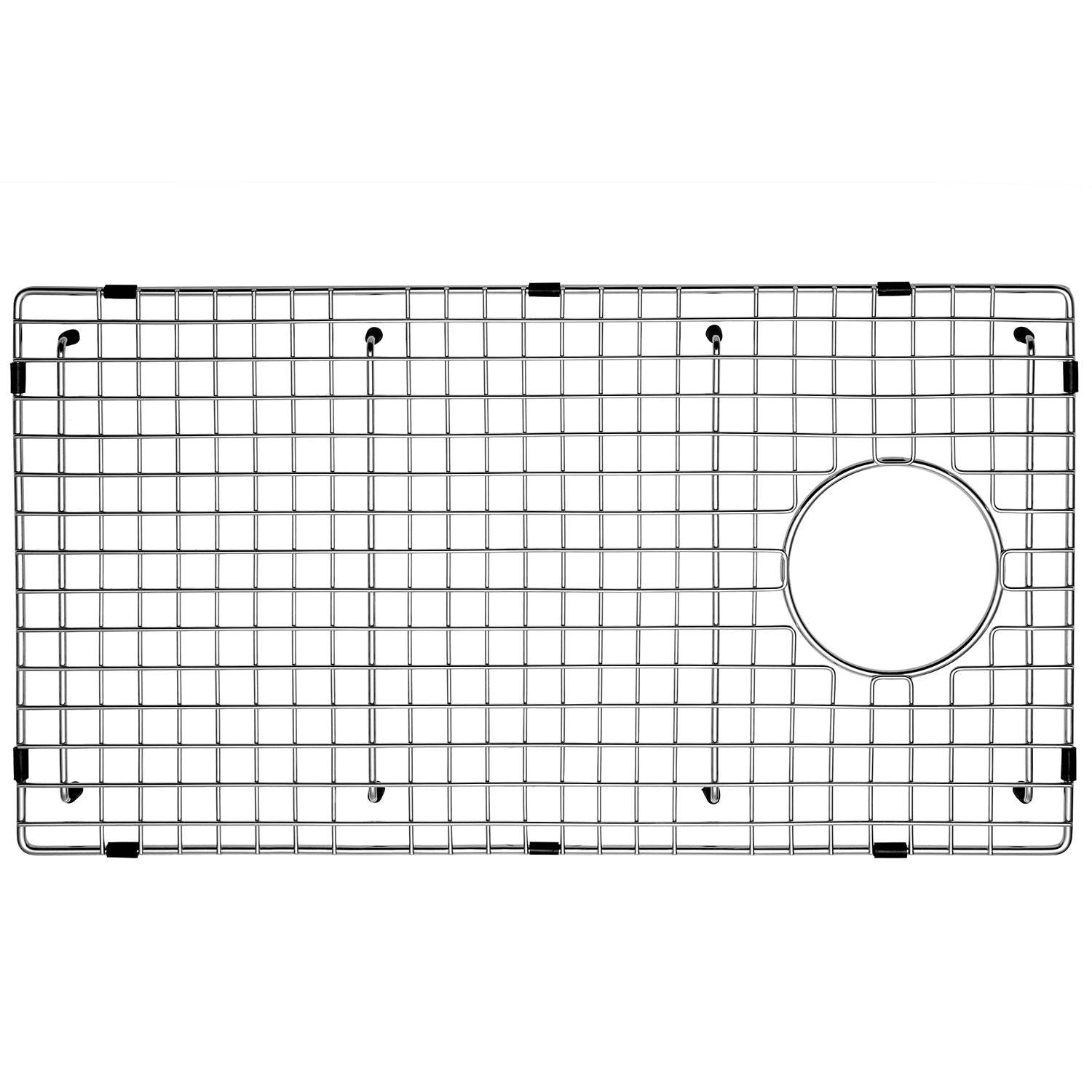 Sink Bottom Grid 26-15/16" X 14-1/16", Side Drain with Corner Radius 3/8",NDG2714S-Serene Valley