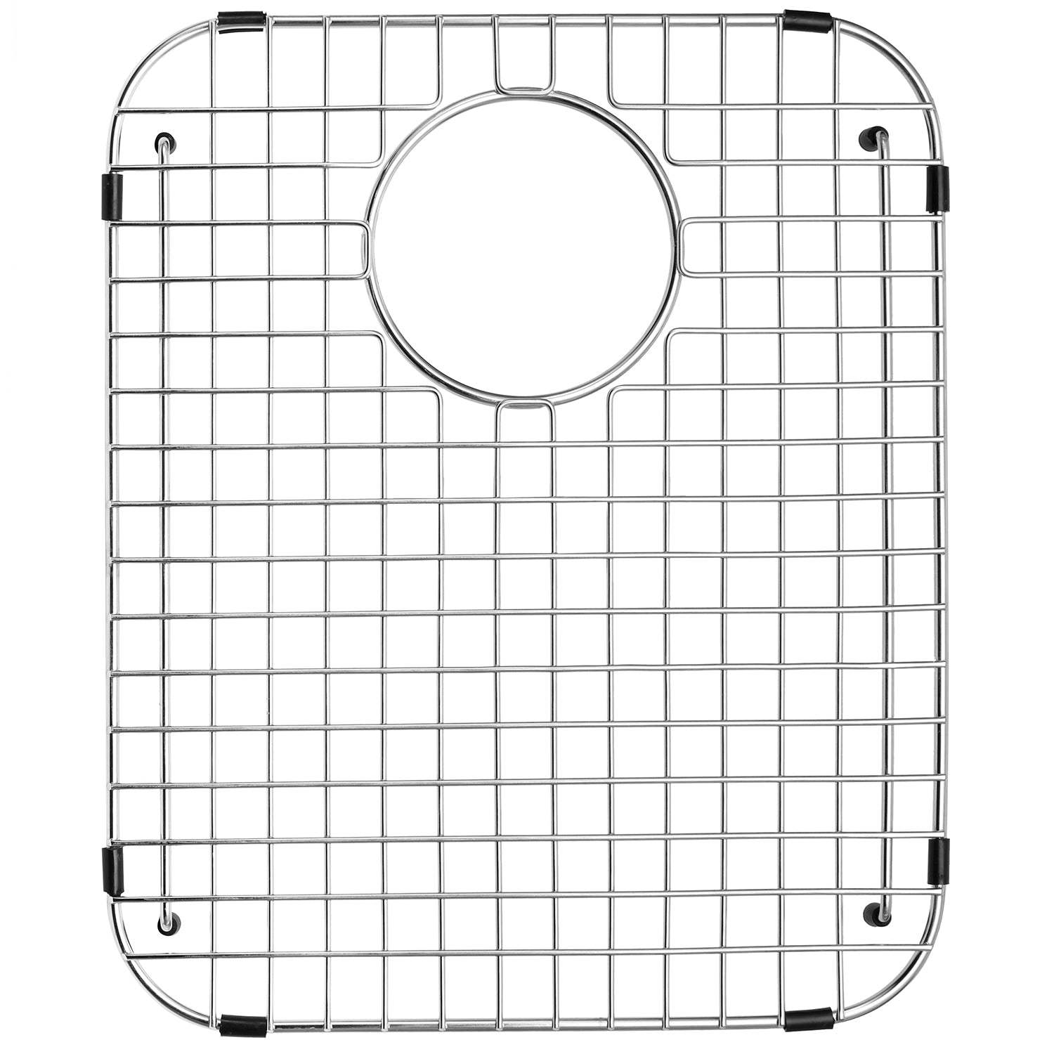 Sink Bottom Grid 14-1/16" x 17-1/4”, Rear Drain with Corner Radius 2", Sink Protector SVM1417R-Serene Valley