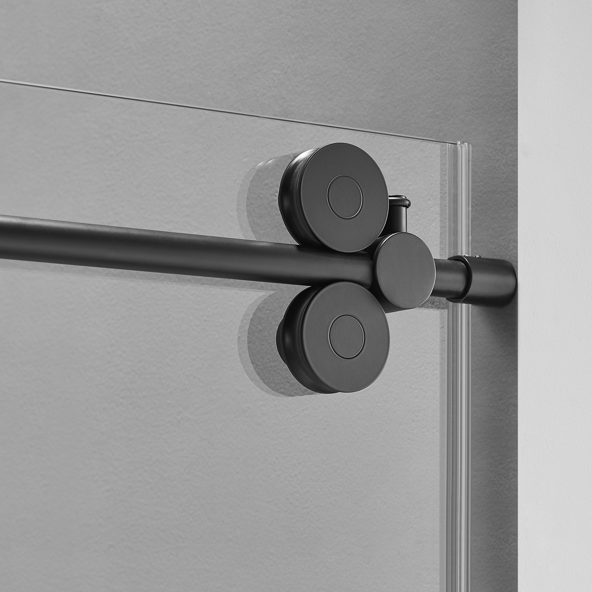 Serene Valley SVSD5001-5274MB Big Roller Frameless Sliding Shower Door -  Superclear 3/8\, image size:2000x2000