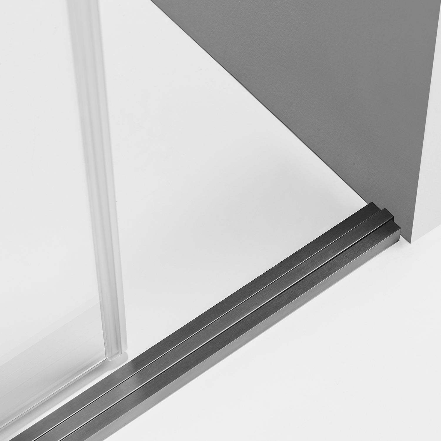 Serene Valley SVSD5002-6476MB Big Roller Frameless Sliding Shower Door - Superclear 3/8" Tempered Glass - 304 Stainless Steel Hardware in Matte Black 60"- 64"W x 76"H-Serene Valley