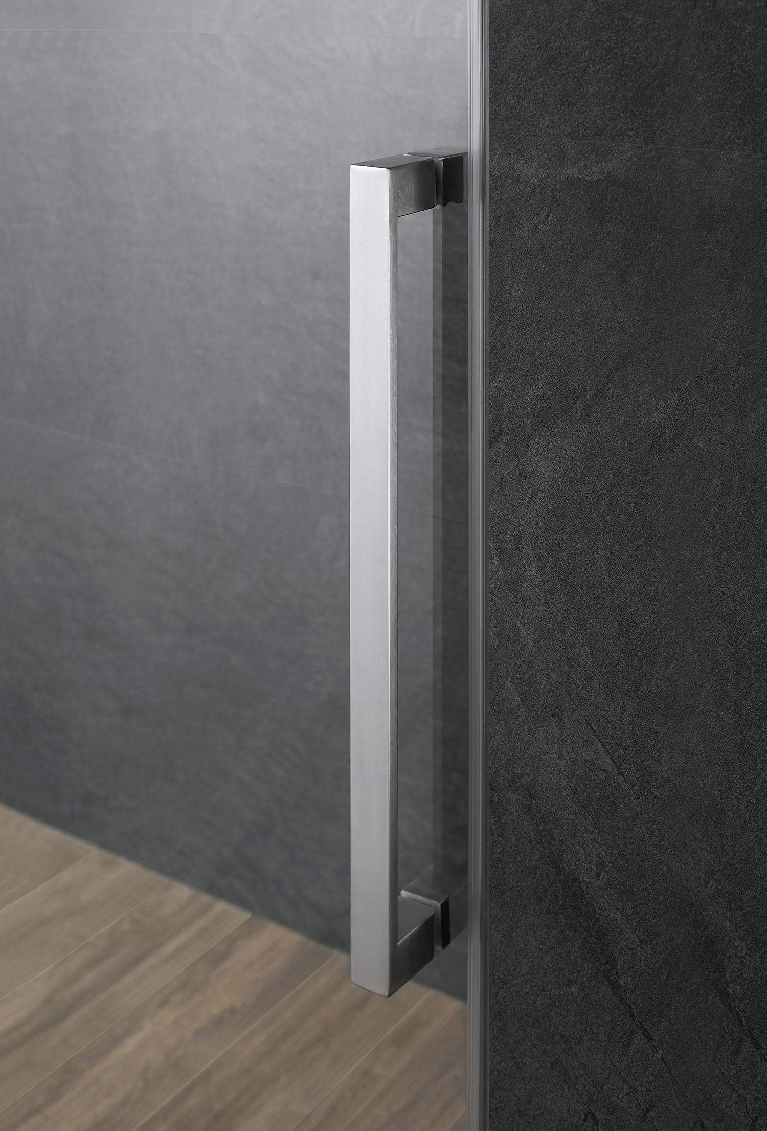 Serene Valley Square Rail Frameless Sliding Shower Door SVSD5003-7274BN, Easy-Clean Coating 3/8" Tempered Glass - 304 Stainless Steel Hardware in Brushed Nickel 68"- 72"W x 74"H-Serene Valley