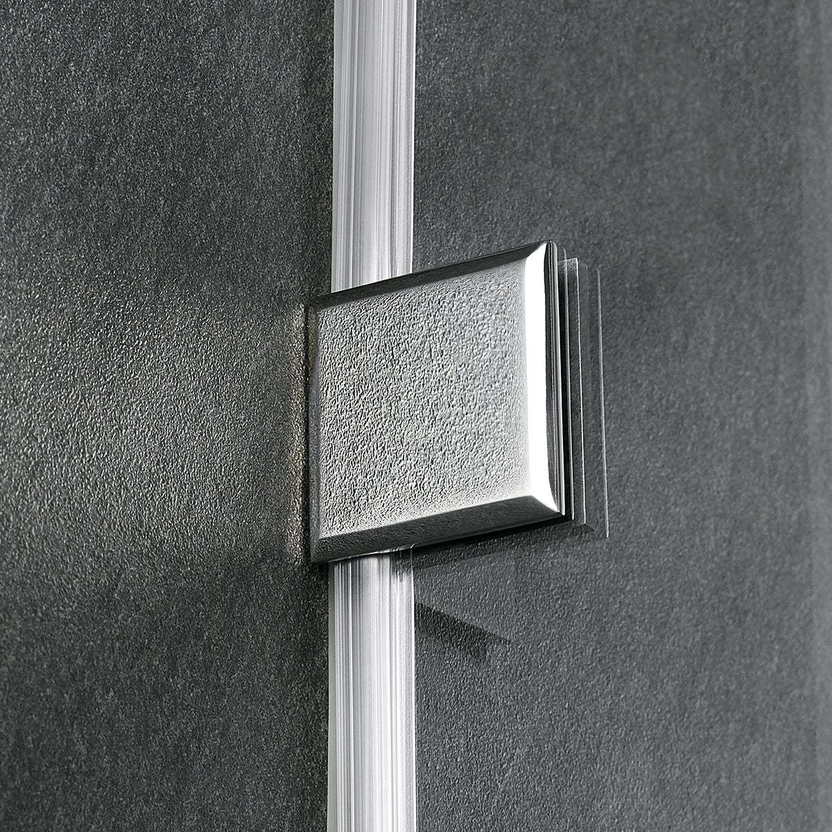 Serene Valley Frameless Hinged Shower Door with Inline Panel SVSD5004-5972CH, 3/8" Tempered Glass with Easy-Clean Coating, 304 Stainless Steel Hardware in Chrome 59"W x 72"H-Serene Valley