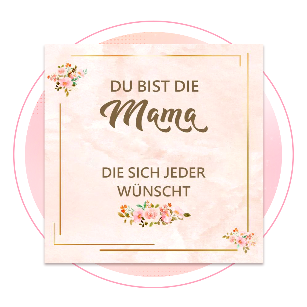 Geschenkkarte zum Muttertag