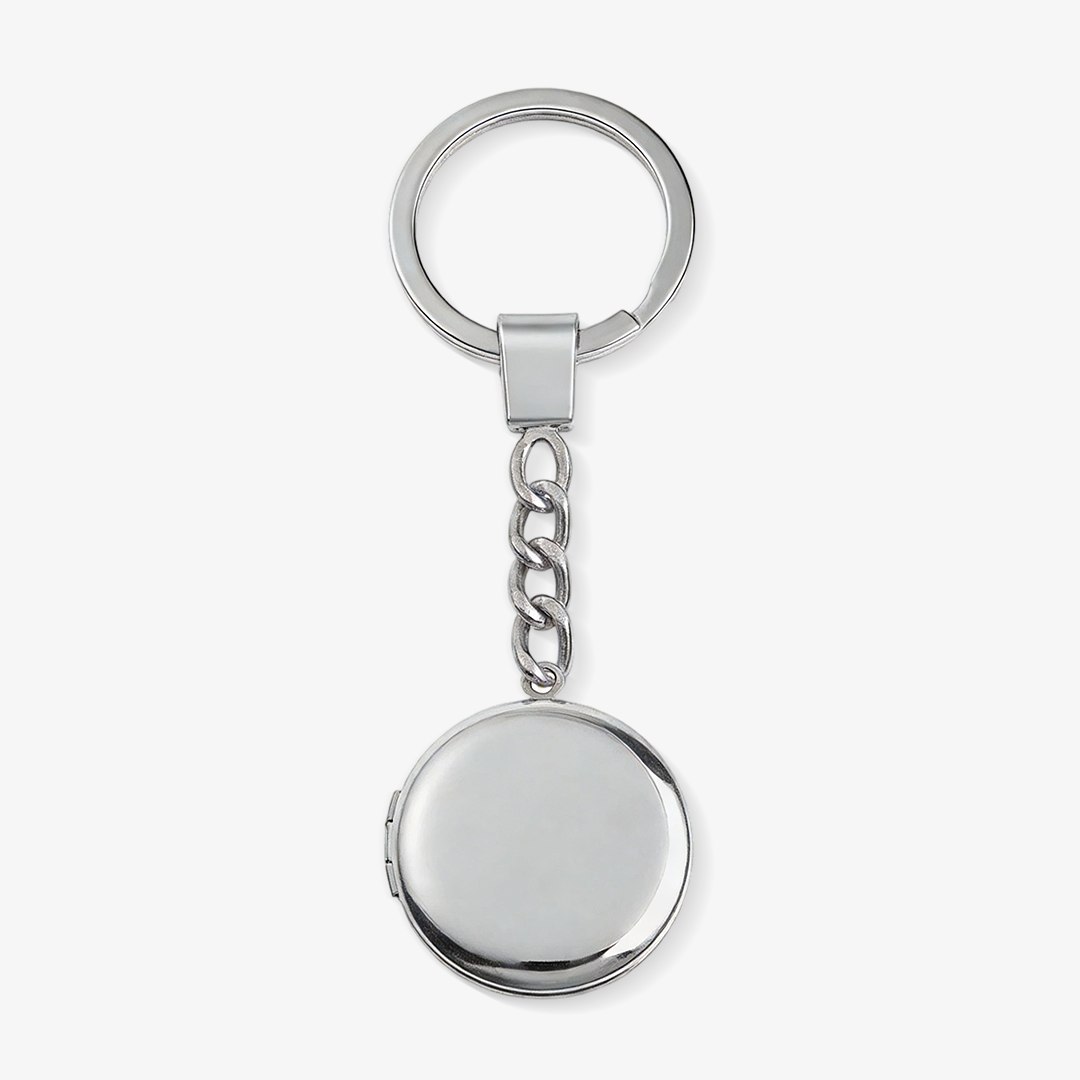 Personalisierbar 2 Fotos Medaillon Schlüsselanhänger Geschenk für Familie