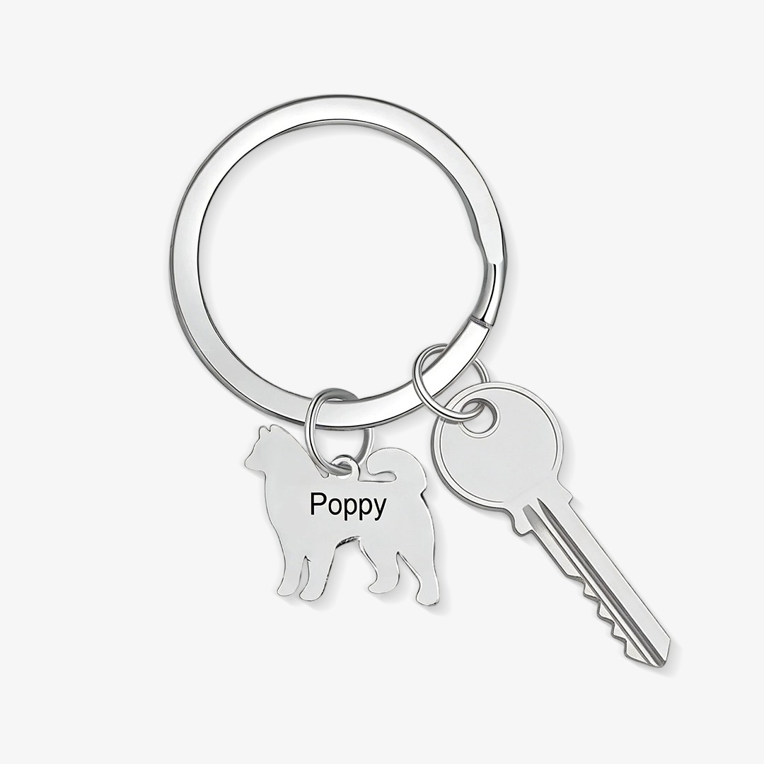 Personalisierter 1 Name Katzen und Hunde/Mädchen und Jungen Charm Schlüsselanhänger/ Schutzengel 