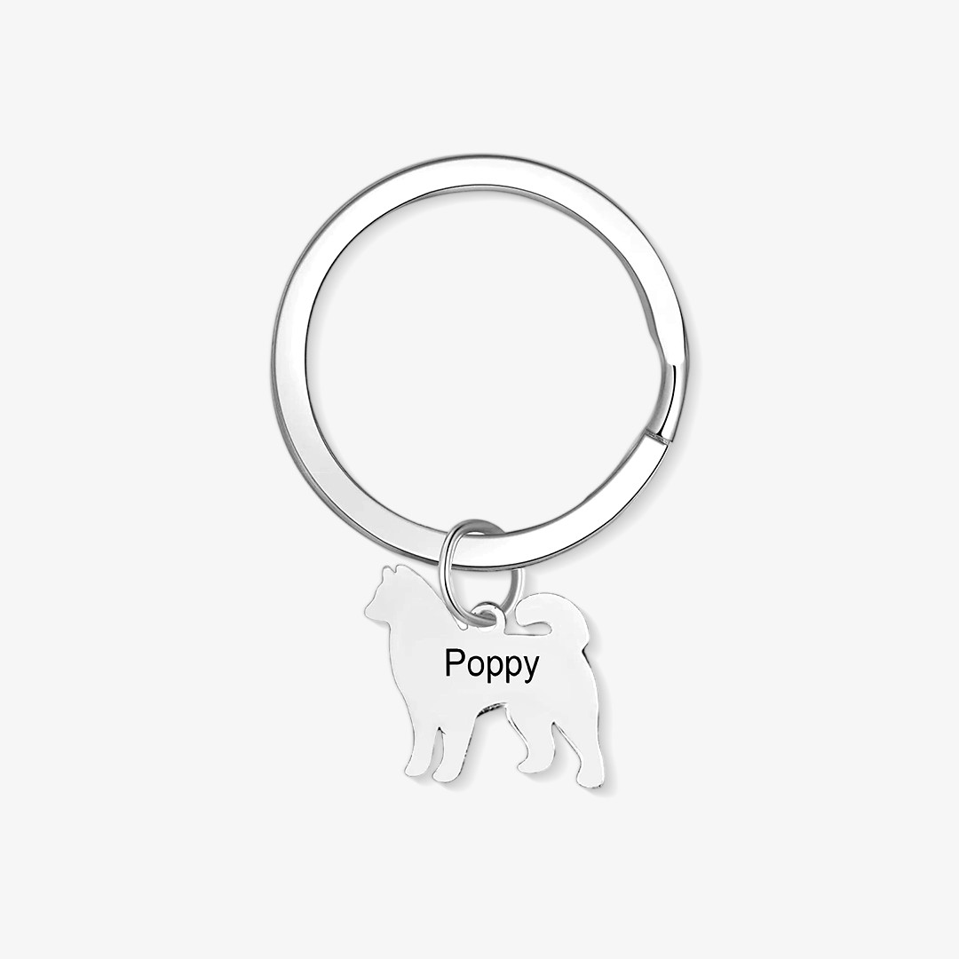 Personalisierter 1 Name Katzen und Hunde/Mädchen und Jungen Charm Schlüsselanhänger/ Schutzengel 