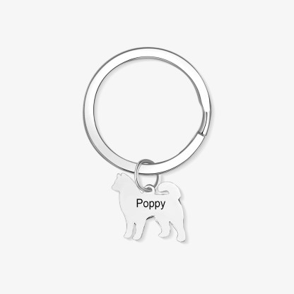 Personalisierter 1 Name Katzen und Hunde/Mädchen und Jungen Charm Schlüsselanhänger/ Schutzengel 