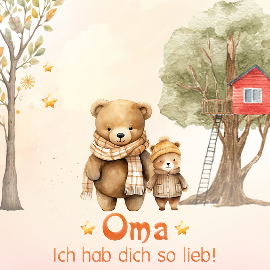 Personalisierter 1 Name Gravur OMA Halskette mit 1 Geburtsstein-Oma Ich hab dich so lieb-Geschenk mit Nachrichtenkarte