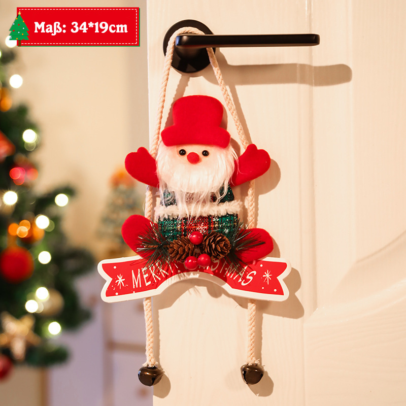 Weihnachtliches Türhänger-Ornament