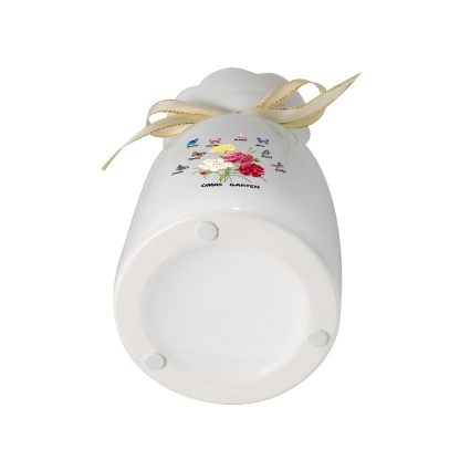 Personalisierte 8 Namen & Text Blumen & Schmetterling Familie Vase Geschenk für Oma Großmutter