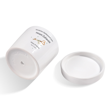 Personalisierbare 3 Texte & Nummer Liebespaar Blumentopf Einweihungsgeschenk Geschenk für ein neues Zuhause