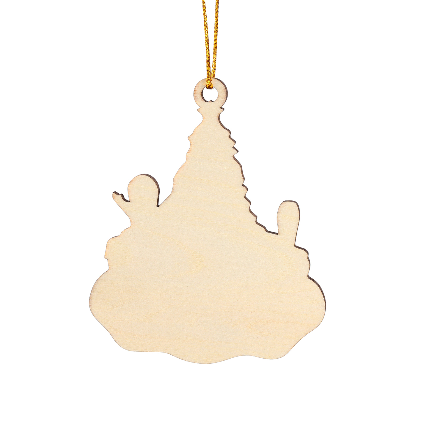 Personalisiertes 3-4 Namen Weihnachtsornament aus Holz Weihnachtszug Anhänger mit 3-4 Familienmitgliedern