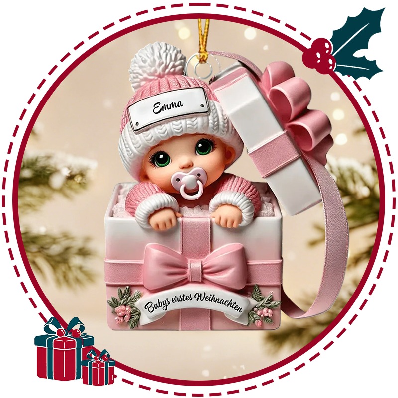 Personalisierter Weihnachtsanhänger