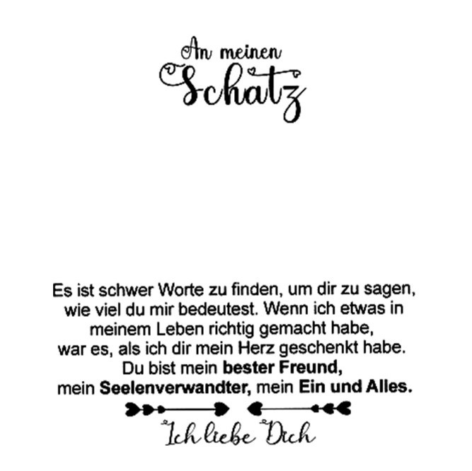 Personalisierbar 2 Buchstaben & Datum-Hand in Hand Herz Paar Metall-Schlüsselanhänger-An meinen Schatz-Geschenk mit Nachrichtenkarte