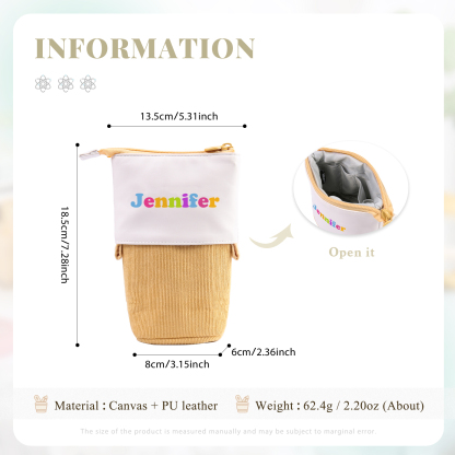 Schulanfang Geschenkset-Personalisierter Name & Jahr Igel Emaille Tasse & Personalisierter Name Stifteetui & Herz Armbänder Set - Geschenk für Schulkind mit Geschenk Box