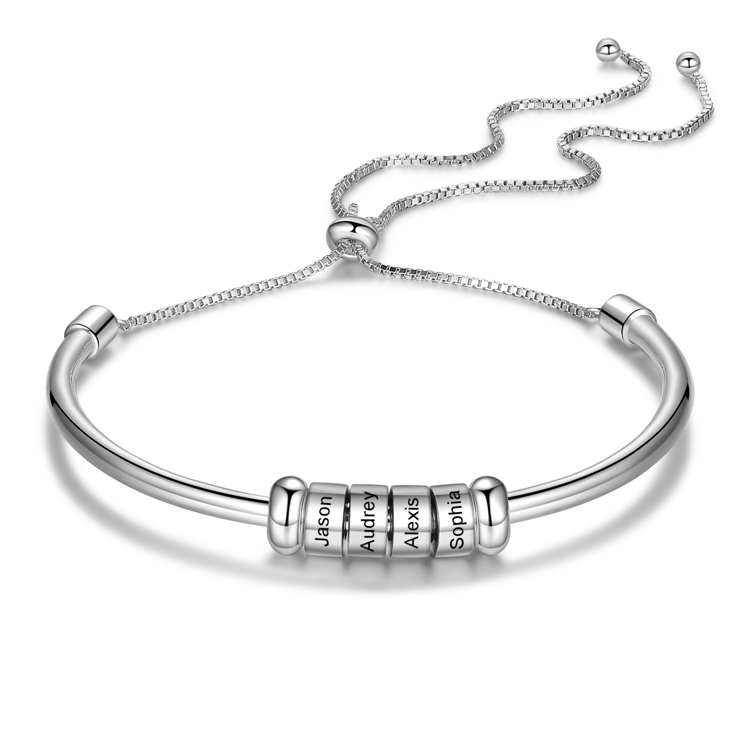 Personalisierte 1-6 Namen gebundenes Namensarmband