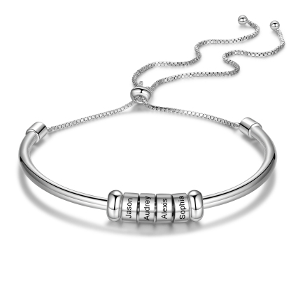 Personalisierte 1-6 Namen gebundenes Namensarmband