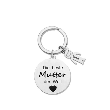 Gravur 1 Name & Wunschtext Familie Schlüsselanhänger - Dieser Vater ( oder Mutter, Opa, Oma, usw. ) Gehört zu ...