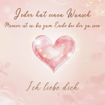 Romantischer Liebeszitat-Geschenkgutschein Jahrestag Valentinstagsgeschenk für Freundin oder Freund | Kettenmachen