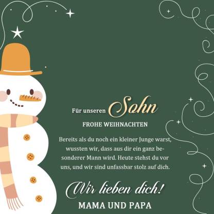 Personalisierte 2 Namen & Text Kommunion Kreuz Halskette & Weihnachts-karte & Geschenkbox Geschenkkarte Set für Sohn