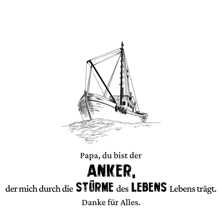 925 Sterling Silber Personalisierte 3 Namen Anker Halskette für Vater -Geschenk mit Nachrichtenkarte
