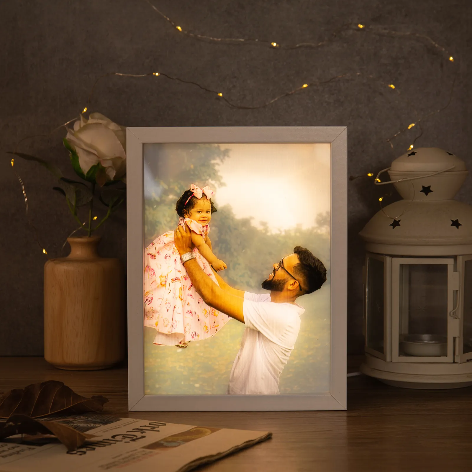 personalisierter Familienrahmen