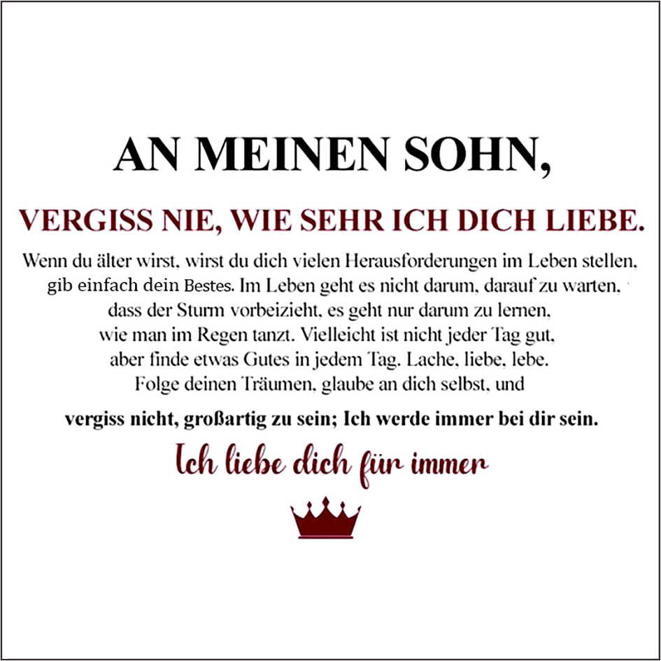 Herren Personalisierter 1 Name Edelstahl Hufeisenschnalle Handseil Armband-An meinen Sohn-Geschenk mit Nachrichtenkarte