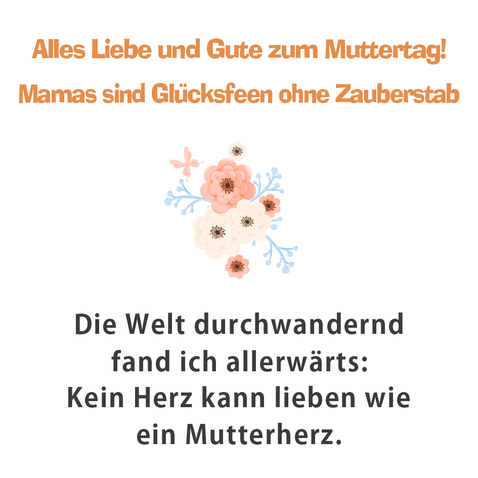 Eine liebevolle und berührende Karte für Mama/Mutter - ICH LIEBE DICH MAMA
