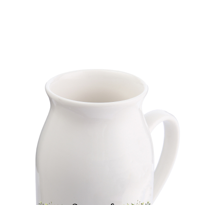 Personalisierte 2 Namen & Geburtsblumen-Mutter & Tochter- Gießvase mit Henkel Mama Vase-Pefektes Geschenk für Mama/Tochter