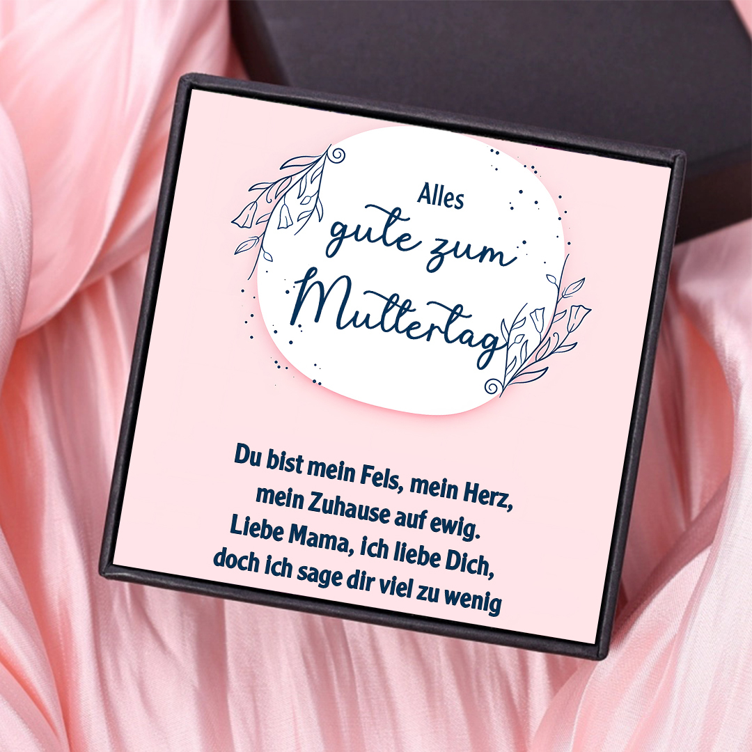 Geschenkkarte Set mit Box & Nachrichtenkarte-An meine MAMA