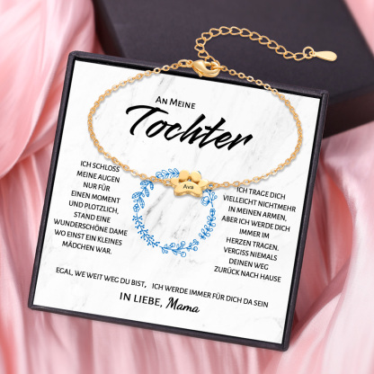 Kettenmachen Personalisierter 1 Name Pfotenabdrücke Golden Armband 16.99