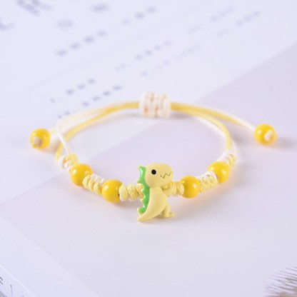 Dinos Armbänder Set mit 2 Ketten Für das Schulkind Vergesst nie, dass du stark und mutig bist wie ein Dino Schulanfang Geschenk mit Nachrichtenkarte