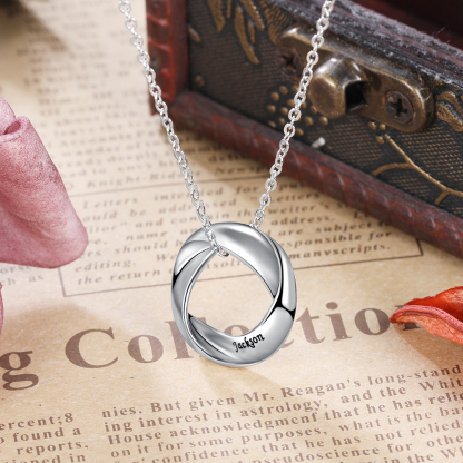 Paar Halskette mit personalisiertem Schriftzug